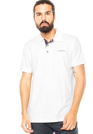 Camisa Polo Ellus 2ND Floor Logo Branco