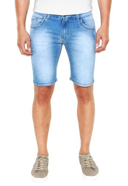 Bermuda Jeans Sawary Estonada Azul - Marca Sawary