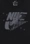 Camiseta Nike Menino Escrita Preta - Marca Nike
