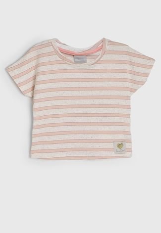 Blusa Infantil Colorittá Listrada Rosa