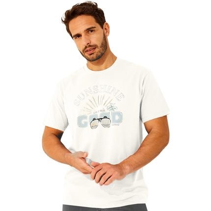 Camiseta Colcci Sunshine V23 Off White Masculino - Marca Colcci