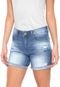 Short Jeans Lunender Boyfriend Azul - Marca Lunender