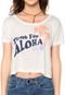 Camiseta Roxy Time For Aloha Branco - Marca Roxy