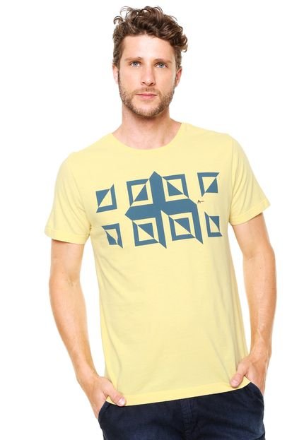 Camiseta Aramis Estampada Amarela - Marca Aramis