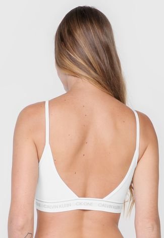 Top Calvin Klein Underwear Ck One Branco - Compre Agora