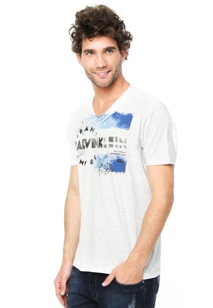 Camiseta Calvin Klein Jeans Basic Cinza - Marca Calvin Klein Jeans