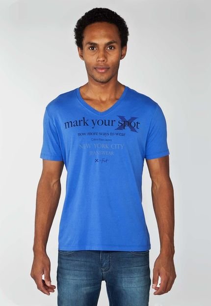 Camiseta Calvin Klein Jeans X fit Azul - Marca Calvin Klein Jeans