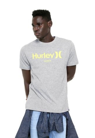 Camiseta Hurley Barra Cinza