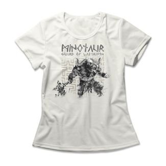 Camiseta Feminina Minotauro - Off White