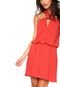 Vestido Ellus Curto Liso Coral - Marca Ellus