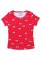 Blusa Hering Kids Menina Estampa Vermelha - Marca Hering Kids