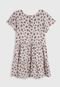 Vestido Hering Kids Animal Print Bege - Marca Hering Kids