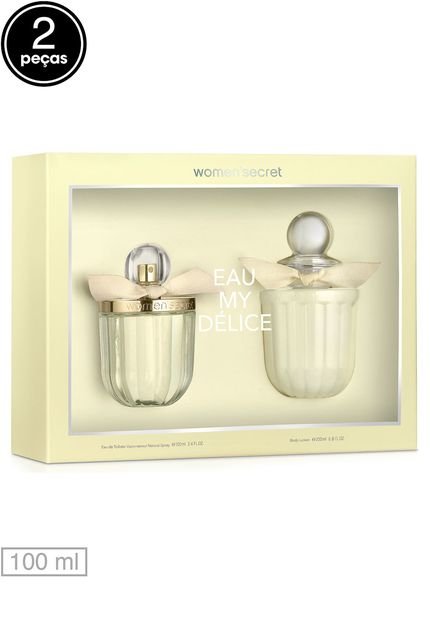 Kit 2pçs Perfume Women 'Secret My Delice 100ml - Marca Women'Secret