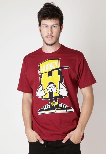 Camiseta Hurley Mascot Vinho - Marca Hurley