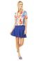 Blusa Sommer Classica Flower Multicolorida - Marca Sommer