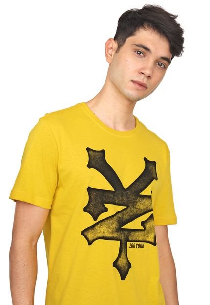 Camiseta Zoo York Zerox Cracked Amarela - Marca Zoo York