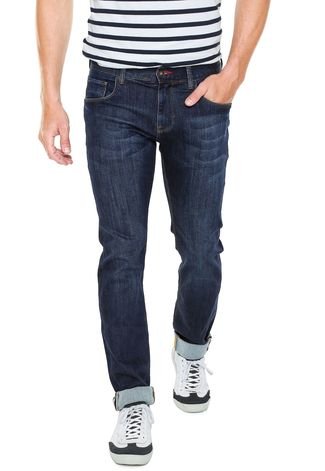 Calça Jeans Tommy Hilfiger Slim Fit Azul