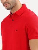 Polo Tommy Hilfiger Masculina Regular Piquet 1985 Vermelha - Marca Tommy Hilfiger