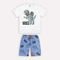 Pijama Brilha no Escuro Infantil Menino Kyly Branco - Marca Kyly