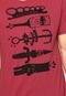 Camiseta Manga Curta Cavalera Soco Inglês Vinho - Marca Cavalera