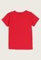Camiseta Infantil Kamylus Flash Vermelha - Marca Kamylus