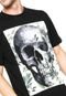 Camiseta Blunt Botanical Headskull Preta - Marca Blunt