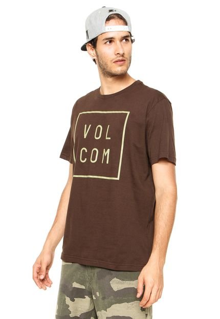 Camiseta Volcom Flag Marrom - Marca Volcom