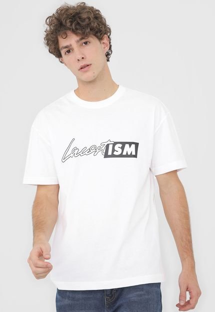 Camiseta Lacoste Laurtism Off-White - Marca Lacoste