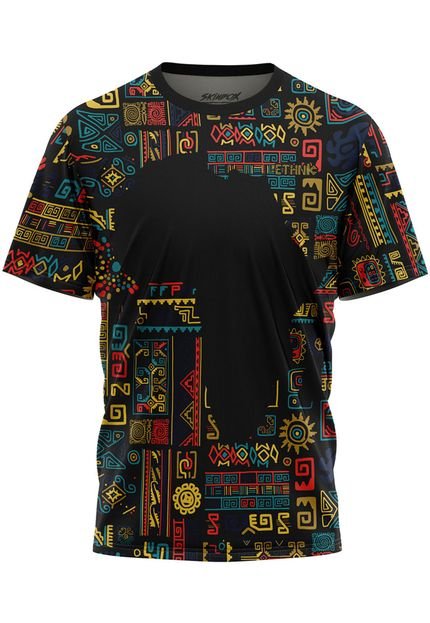 Camiseta Masculina Etnica Tribal Africa 1 - Marca Over Fame