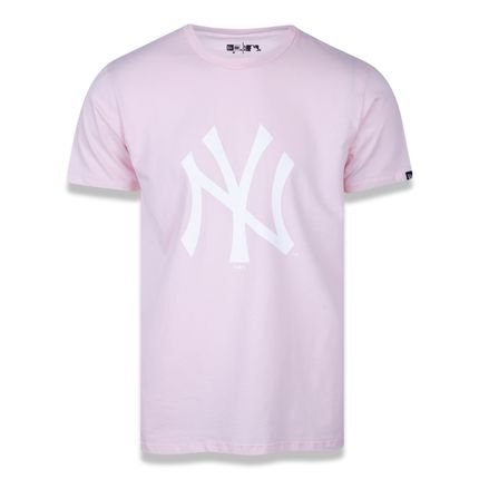 Camiseta New Era Regular New York Yankees Rosa - Marca New Era