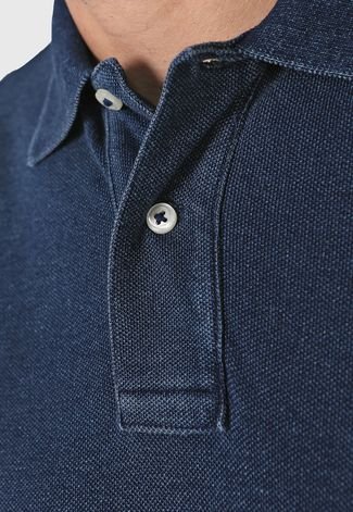 Camisa Polo Polo Ralph Lauren Slim Logo Azul-Marinho