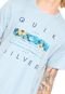 Camiseta Quiksilver Quik Blocked Azul - Marca Quiksilver