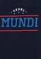 Camiseta Mundi Menino Escrita Azul-Marinho - Marca Brandili Mundi