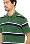 Camisa Polo Colcci Listras Verde - Marca Colcci
