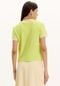 Blusa T-shirt Baby Look Com Estampa E Gola Diferenciada Sport Easy - Marca Sport Easy