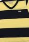 Camiseta Milon Menino Listrada Amarela - Marca Milon