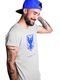 Camiseta Cinza Estampada Eagle Azul - Marca GPM