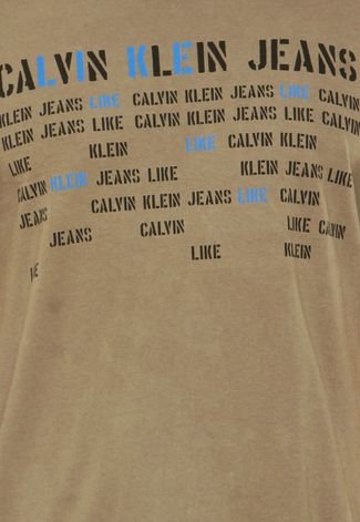 Camiseta Calvin Klein Jeans Like Verde