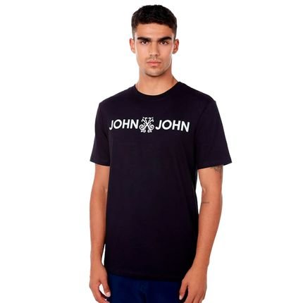 Camiseta John John Basic Regular In24 Preto Masculino - Marca John John