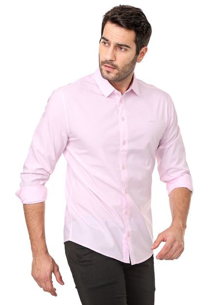 Camisa Colcci Slim Lisa Rosa - Marca Colcci