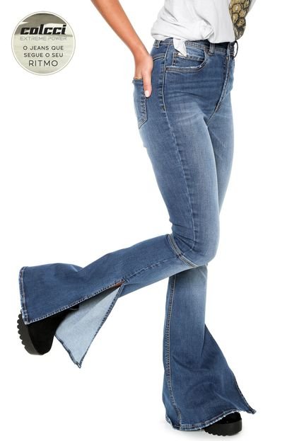 Calça Jeans Colcci Flare Extreme Power Karen Azul - Marca Colcci