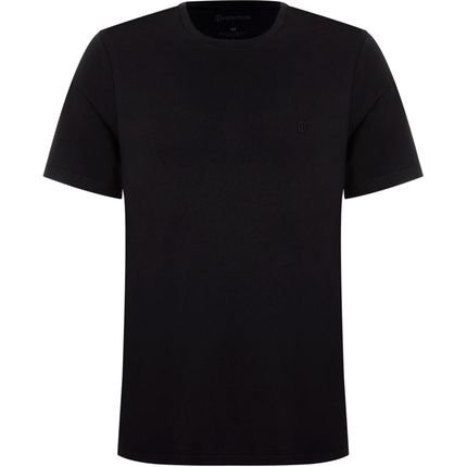 Camiseta Individual Basic Slim Ou24 Preto Masculino - Marca Individual