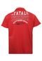 Camisa Polo Fatal Company Vermelha - Marca Fatal Surf