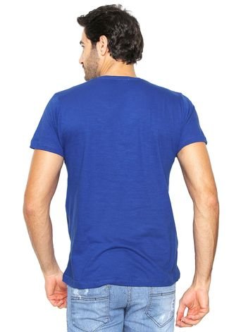 Camiseta Local Folhagens Azul