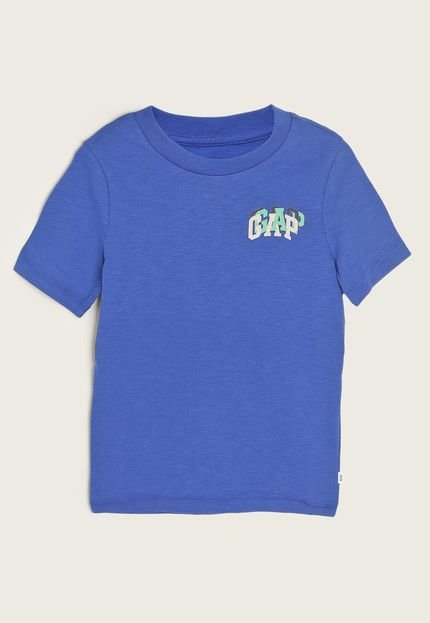 Camiseta Infantil GAP Estampada Azul - Marca GAP