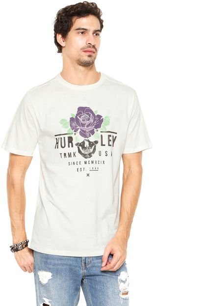 Camiseta Hurley Flowering Youth Bege - Marca Hurley