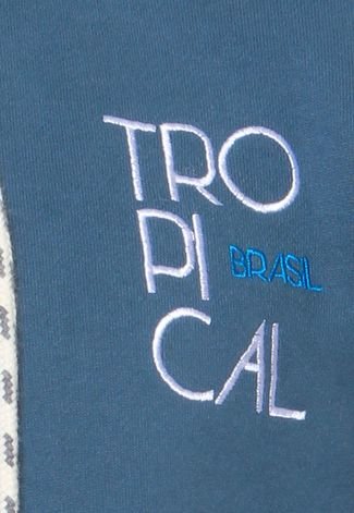 Moletom Tropical Brasil Trinagul Azul