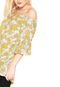 Blusa Lily Fashion Ombro a Ombro Amarela - Marca Lily Fashion