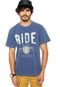 Camiseta Ride Estonada Street Lovers Azul - Marca Ride Skateboard