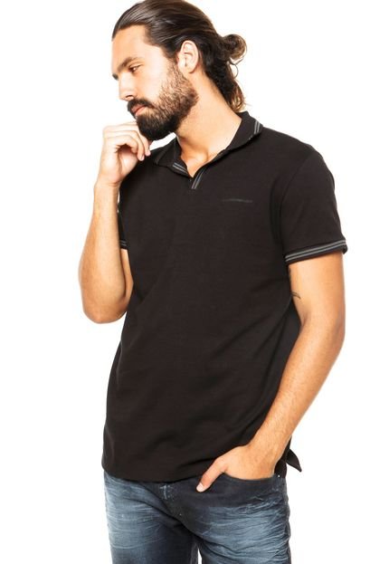 Camisa Polo Ellus 2ND Floor Linhas Preto - Marca 2ND Floor